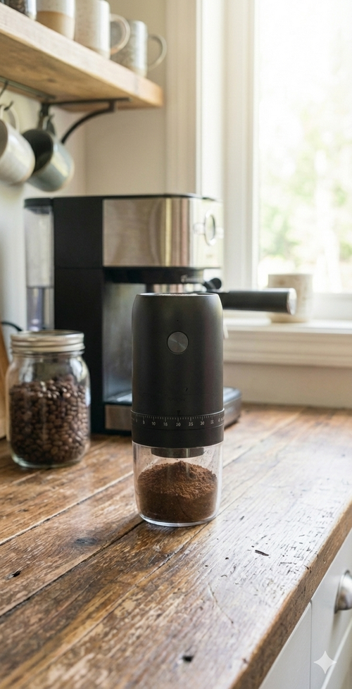 Portable USB Electric Coffee Bean Grinder