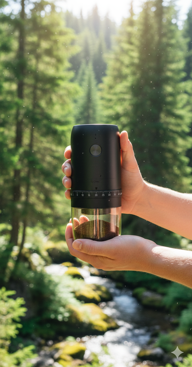 Portable USB Electric Coffee Bean Grinder