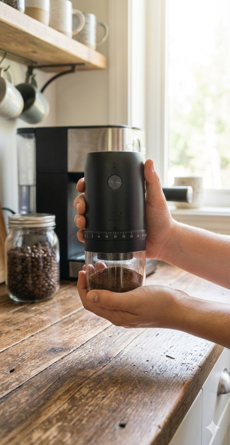 Portable USB Electric Coffee Bean Grinder