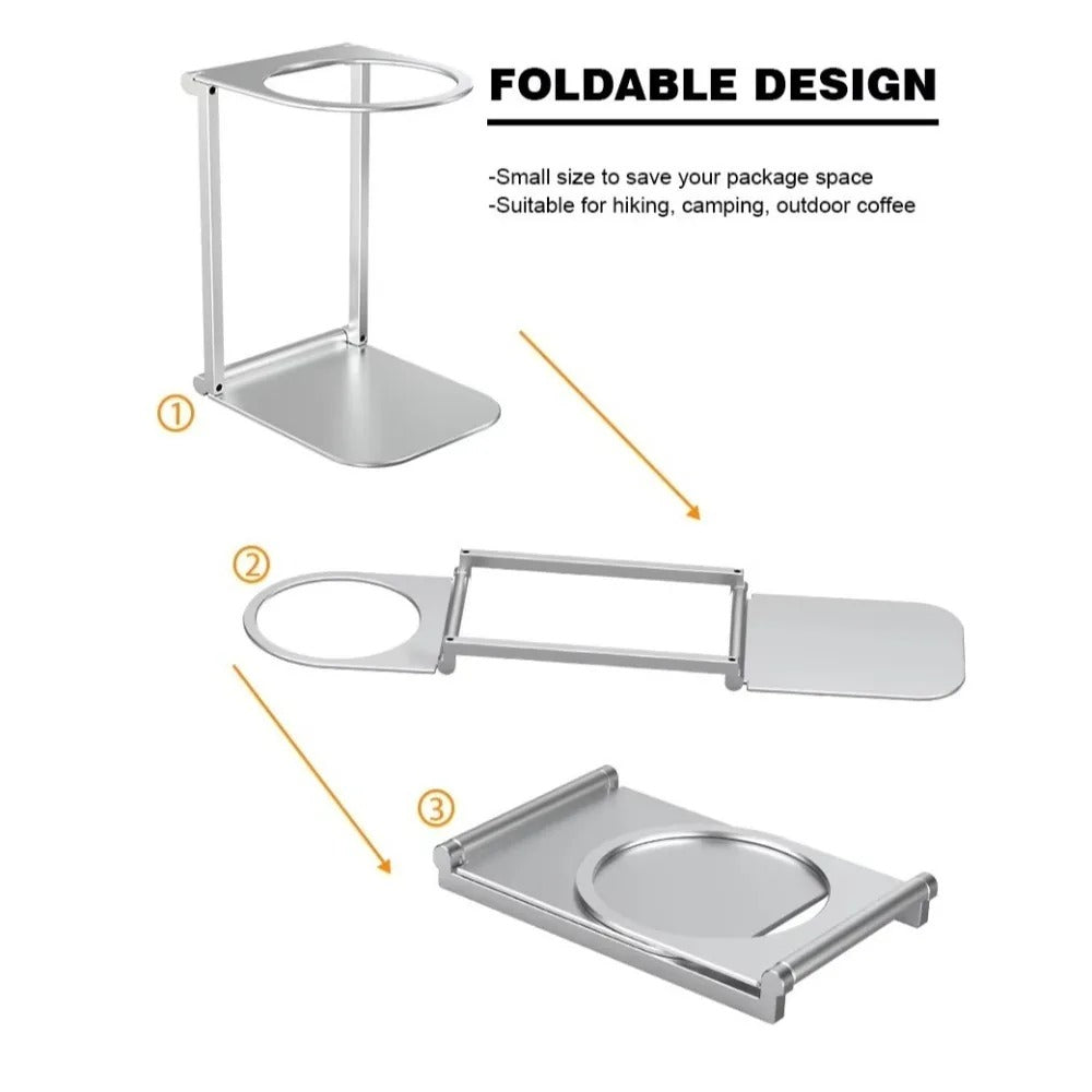Foldable Aluminium Coffee Machine Stand